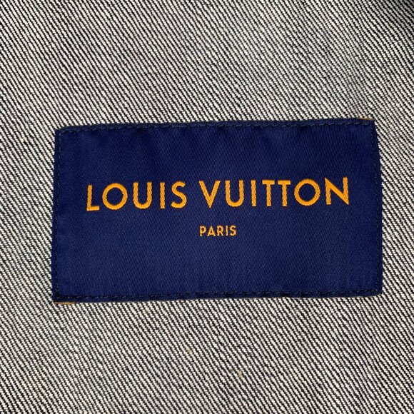 Louis Vuitton Limited Edition Monogram Denim Jacket Size EU 50 Made In Italy - Picture 5 of 8